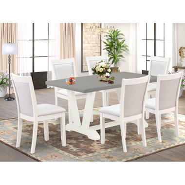 Gracie oaks quattlebaum 7 deals piece dining set